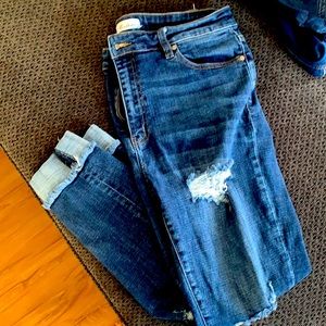 Kan Can distressed jeans